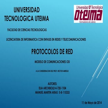Protocolos de red