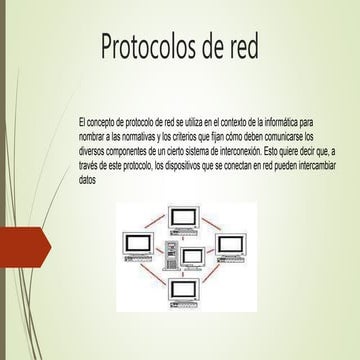Protocolos de red