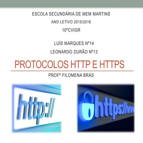 Protocolos HTTP e HTTPS
