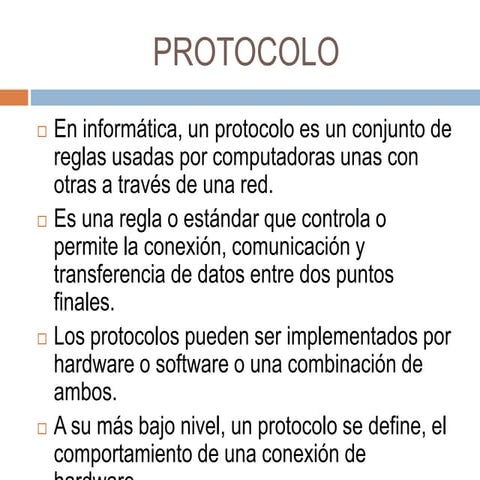 Protocolos informaticos