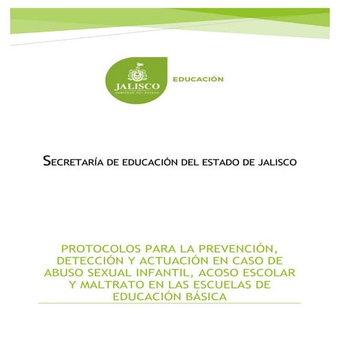 ORIENTACIONES PARA LA PREVENCIÓN, DETECCIÓN Y ACTUACIÓN EN CASOS DE ...