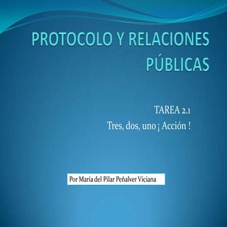 Protocolo y relaciones públicas. ta...