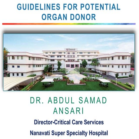 Protocols For Organ Donation powerpoint format.pptx