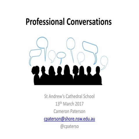 Professional Learning Conversations
