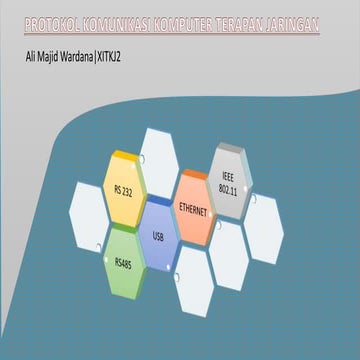 Protokol komunikasi komputer terapan jaringan