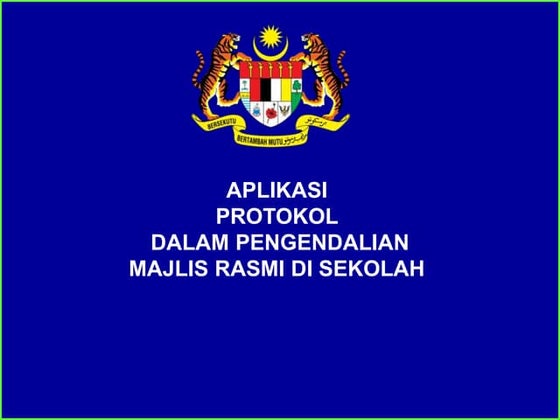 Protokol dan-etiket-majlis-rasmi | PDF