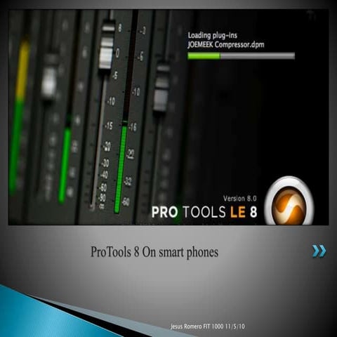 Pro tools 8 on smart phones