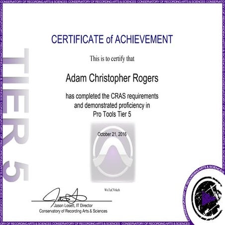 Pro Tools Tier 5 | PDF