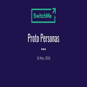 Proto Persona Workshop