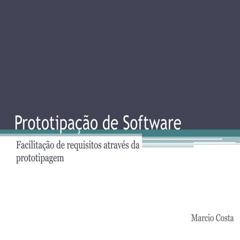 Prototipação de software