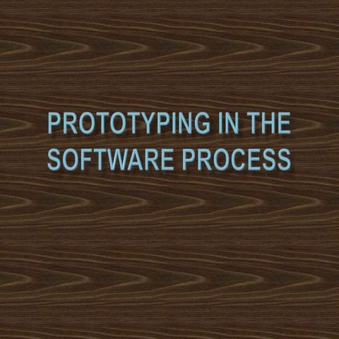 Software prototyping | PPTX