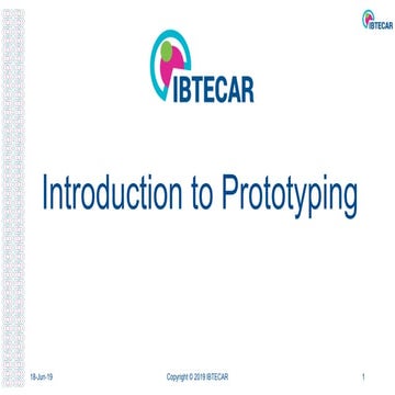 Introduction to Prototyping
