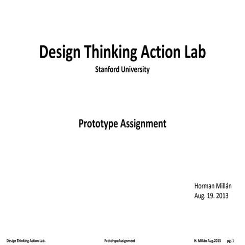 Prototype horman millan agosto 2013