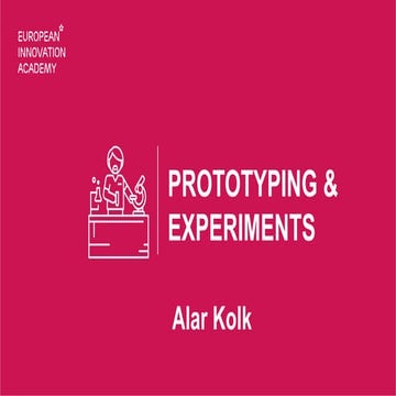 AIA2018 - Alar Kolk - Prototyping & Experiments