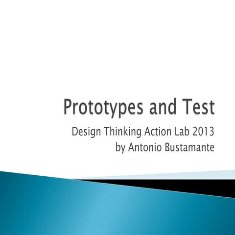 Prototypes & test