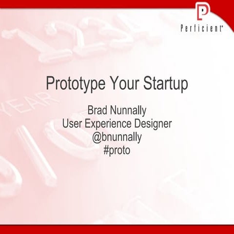 Prototype Your Startup | PPTX | Technology & Computing
