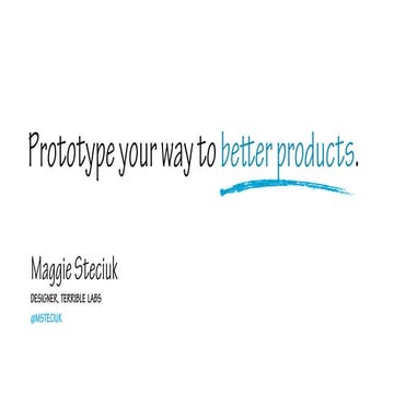 Codeless Prototyping for Web and Mobile Apps