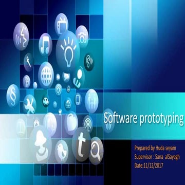 Software prototyping | PPTX | Technology & Computing