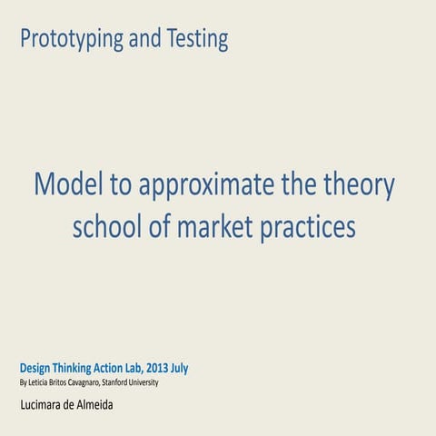 Prototyping and testing LA