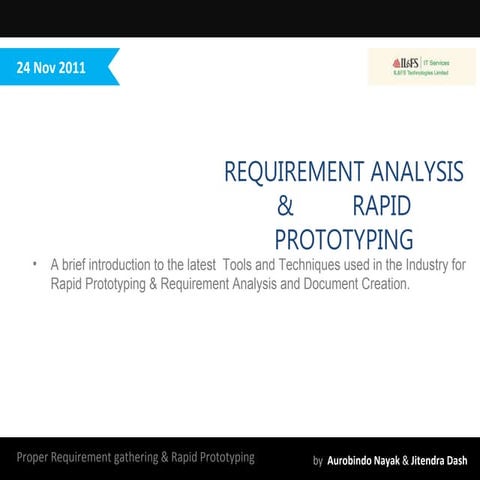 Requirement Gathering & Rapid Prototyping