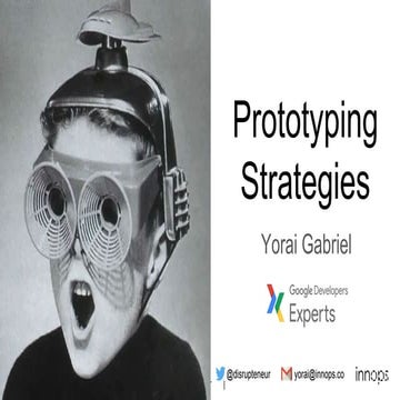 Prototyping strategies - Handout