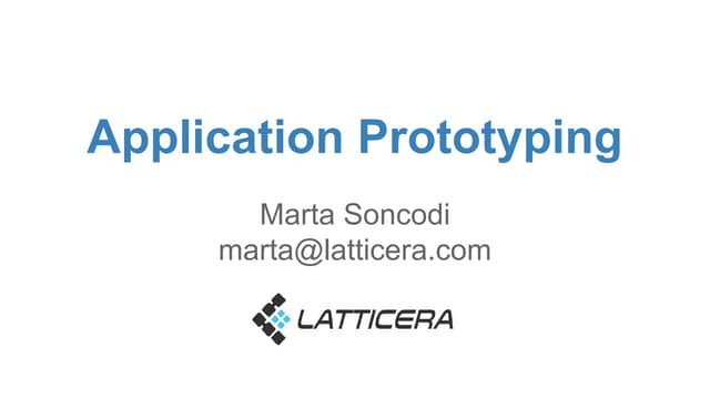 Prototyping Workshop - Wireframes, Mockups, Prototypes