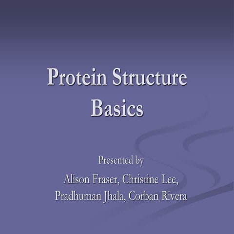 ProtStruct ppt (1).pdf amino acids ppt Proteins structure Primary, Secondary
