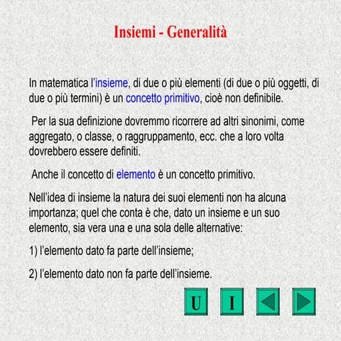 Lezione insiemi | PDF