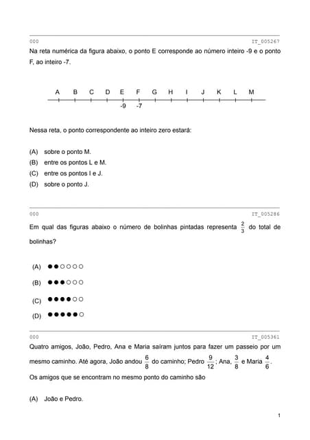 Prova Brasil 8ª 2009 MatemáTica