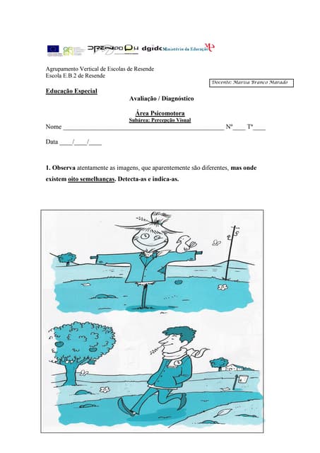 Prova percepção visual