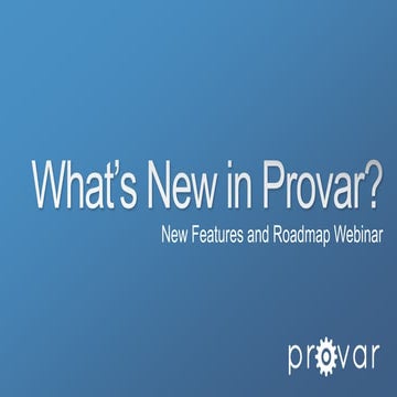 Provar webinar 15-03-2018