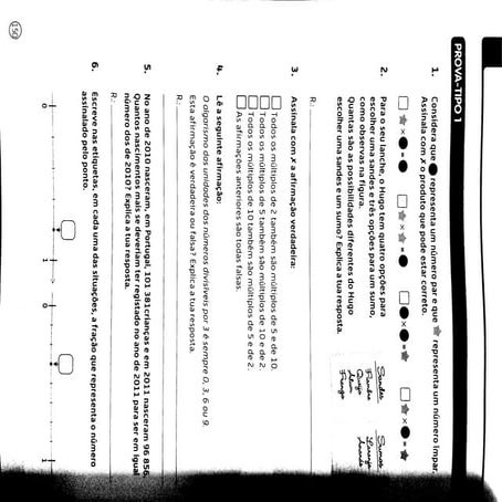 Provas treino mat jessy