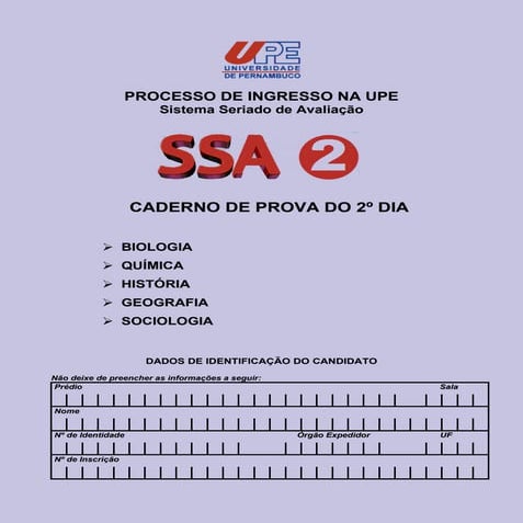 Prova seriado 2º ano caderno ii segundo d