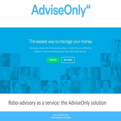 Robo-advisory as a Service [Teaser]