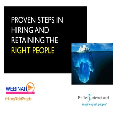 Proven Steps in Hiring and Retaining The Right People