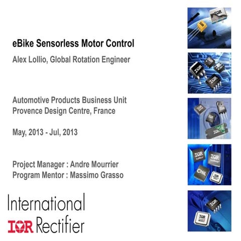 eBike Sensorless Motor Control