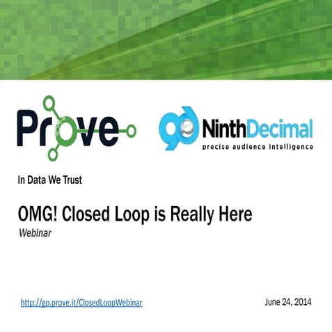 Closed Loop Mobile Marketing - The Holy Grail is here.