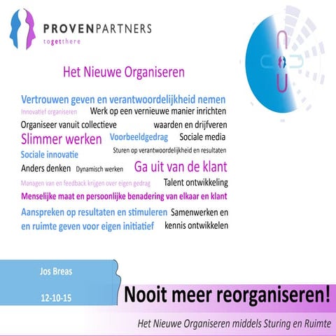 Jos Breas - Nooit meer reorganiseren 