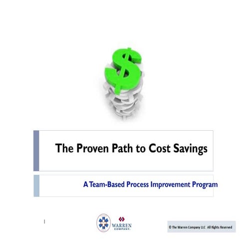 The Proven Path to Supply Chain Cost Savings