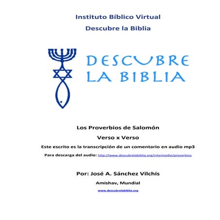 Proverbios para edición