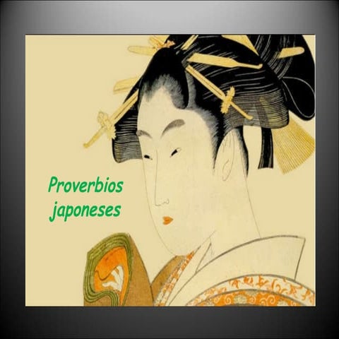 Proverbios Japoneses