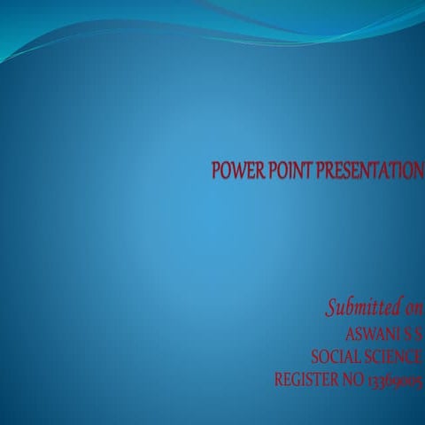 Proverty presentation