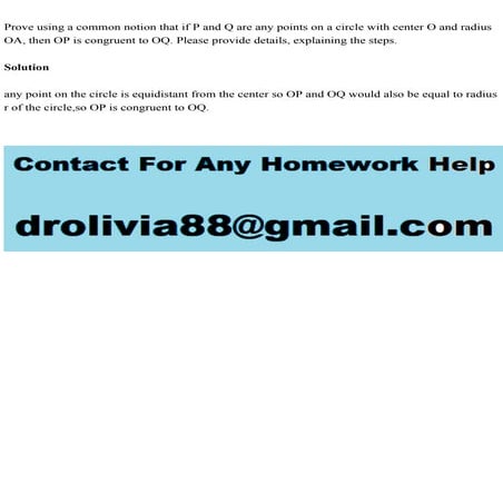 Prove using a common notion that if P and Q are any points on a circ.pdf