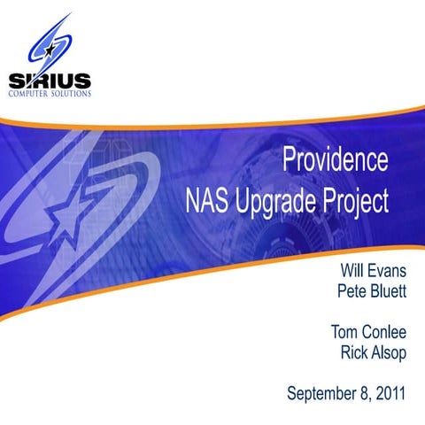 Providence net app upgrade plan PPMC