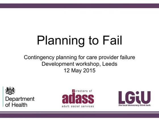 Service design and commissioning | PPT