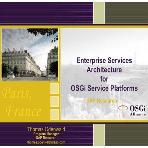 Providing a Holistic, Service-Oriented Infrastructure for Integration of Real...