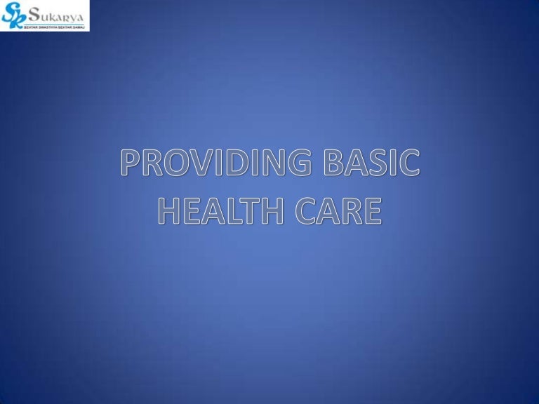 Provision of Basic Health Care Programme