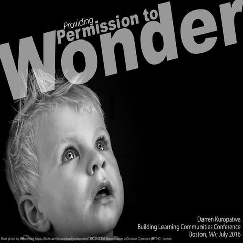Providing Permission to Wonder v2