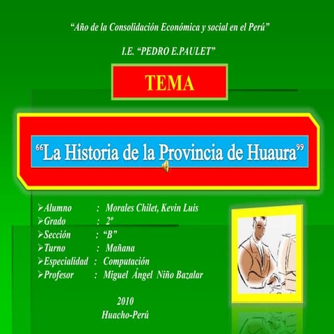Provincia de huaura