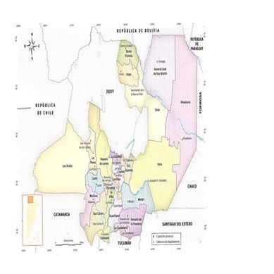 Provincia de Salta división política
